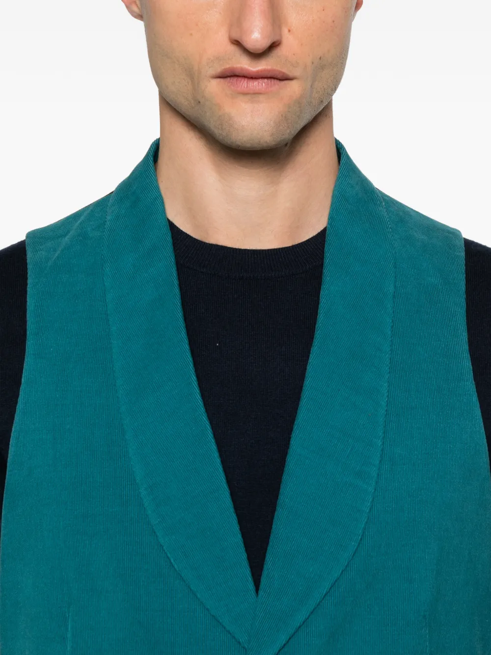 1990s Shawl-Collar Gilet