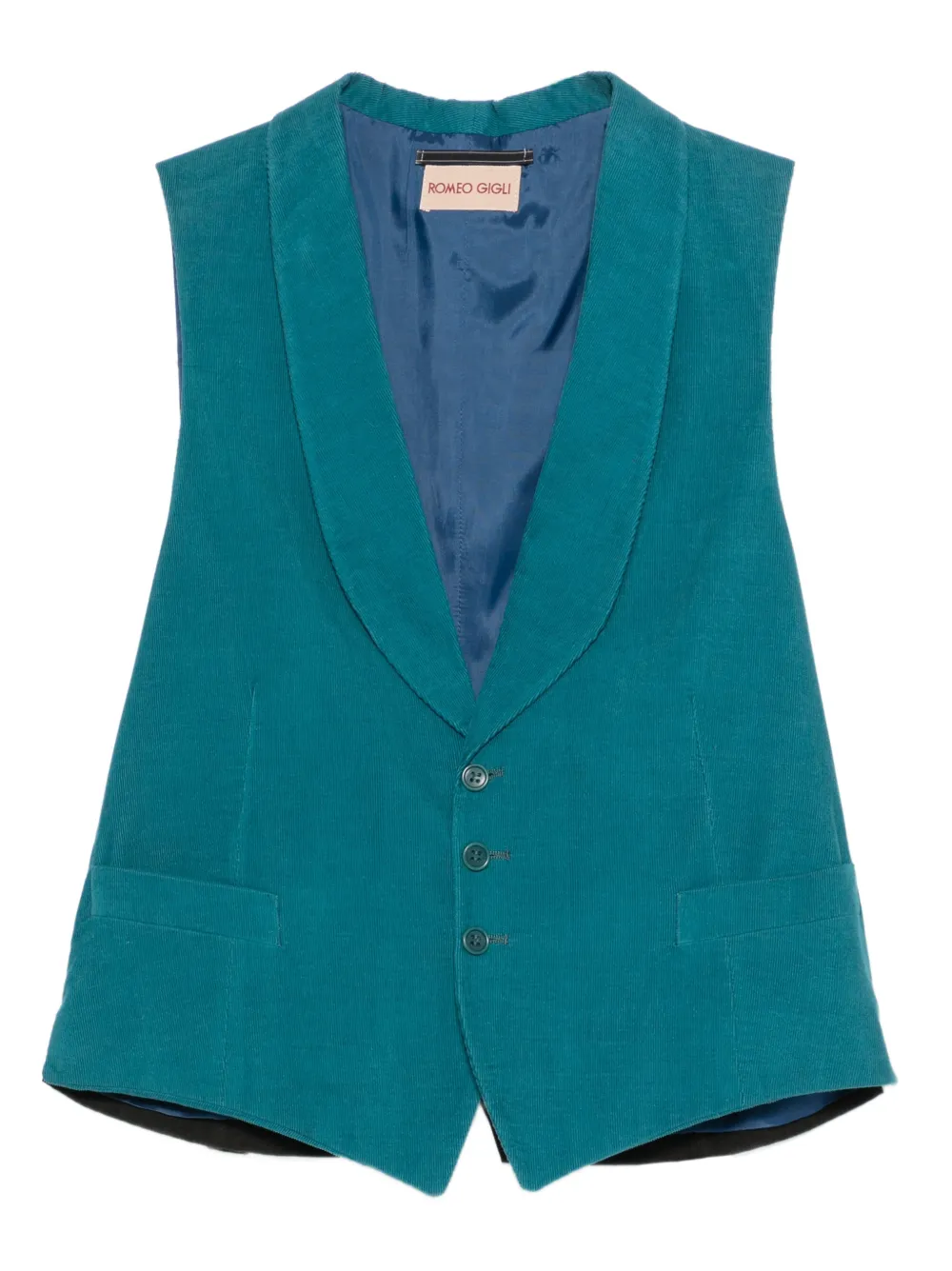 Romeo Gigli Pre-Owned Gilet anni '90 - Blu