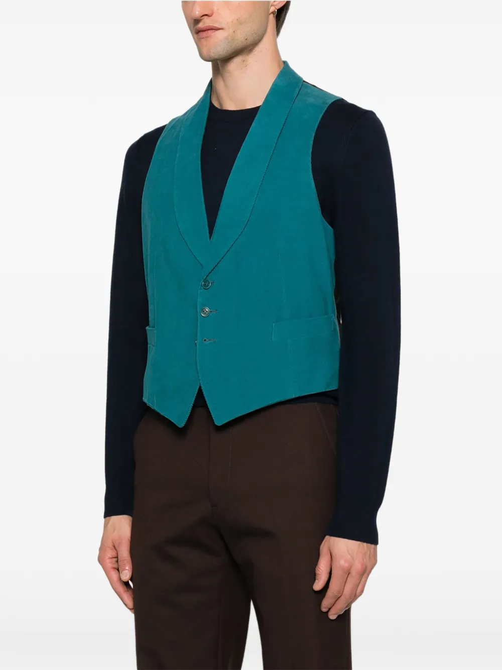 1990s Shawl-Collar Gilet