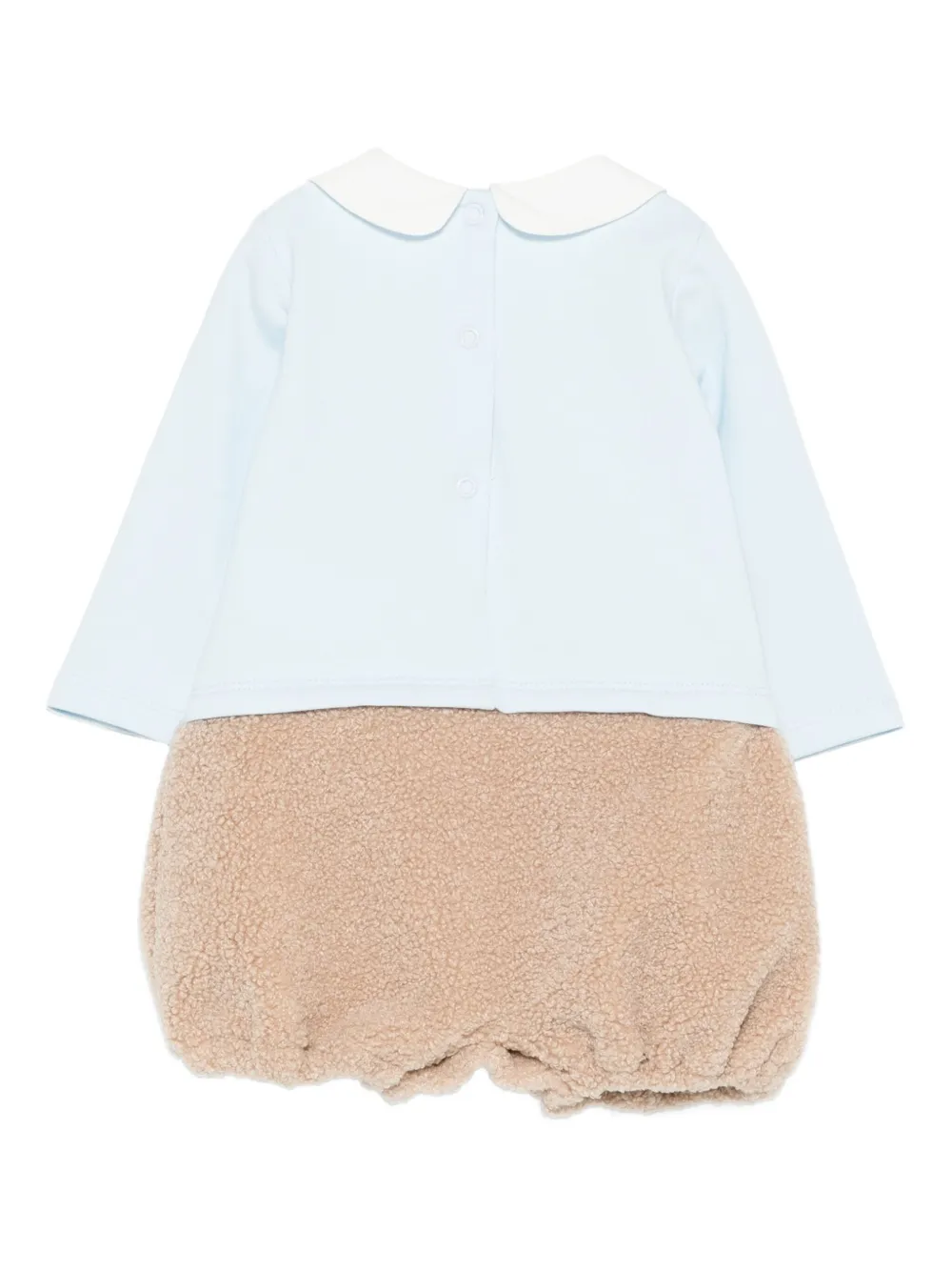Le Bebé Enfant teddy-appliqué collared romper | Rompers | Image 2