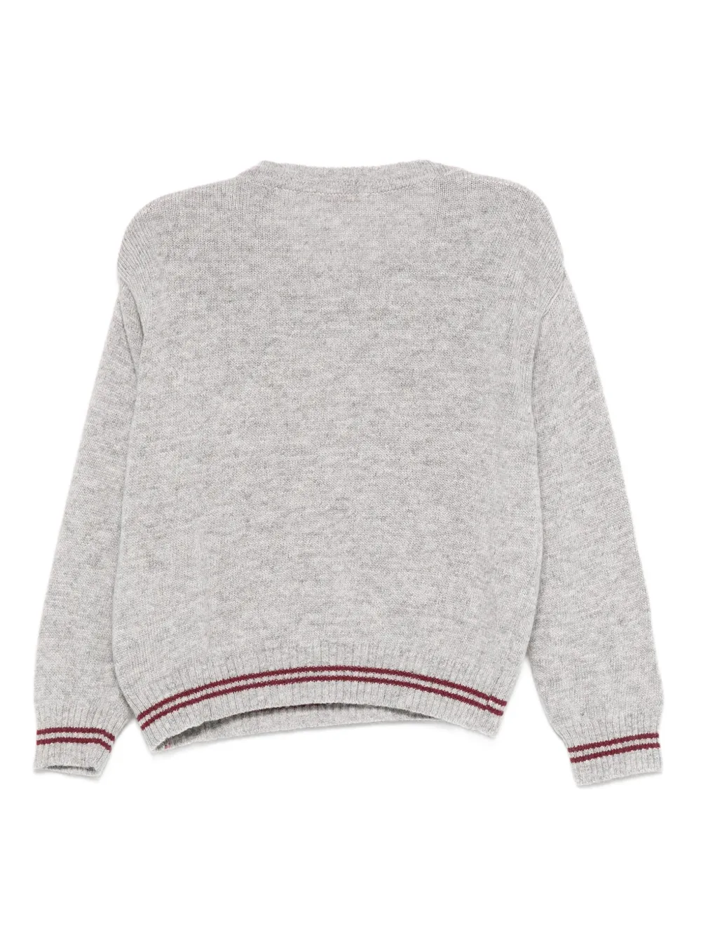 Le Bebé Enfant Crewneck Sweater In Gray