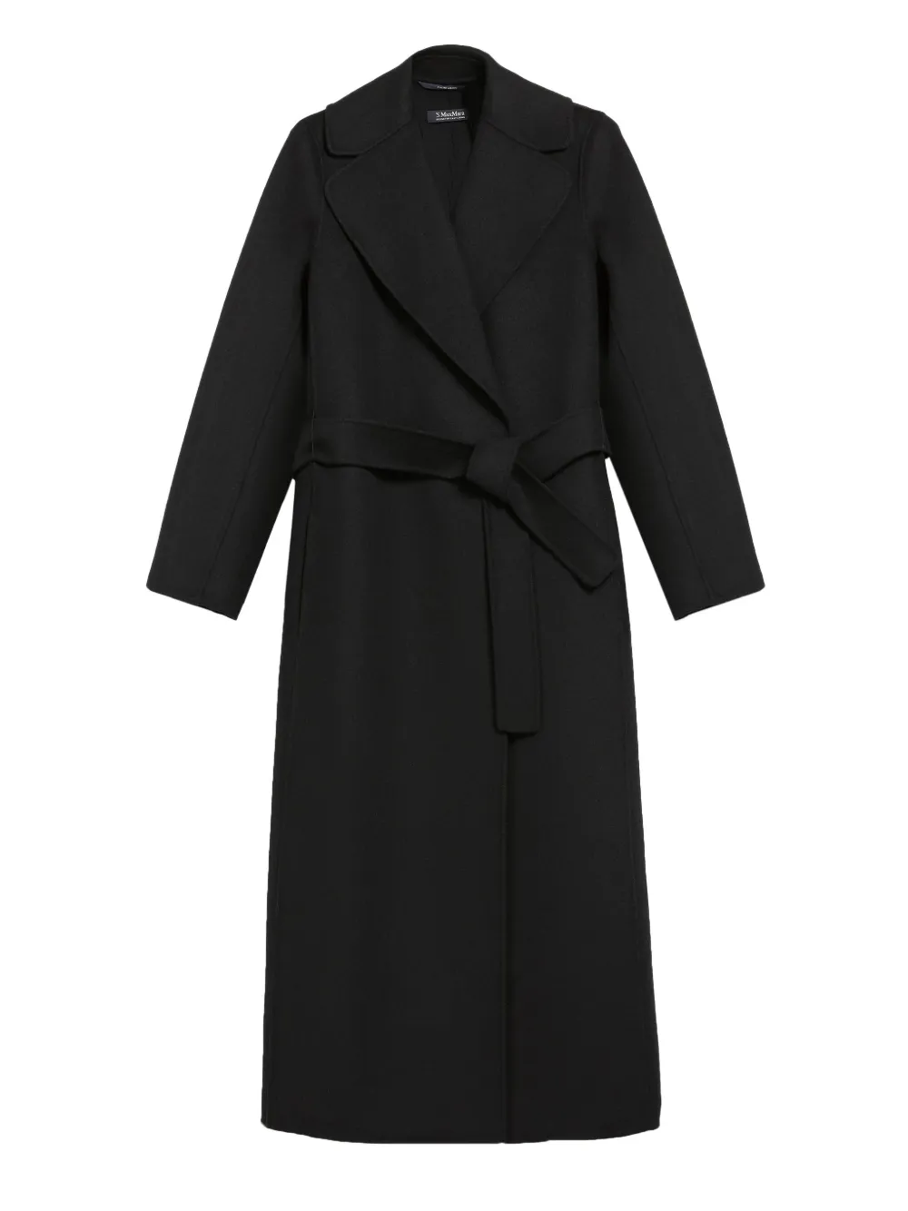 'S Max Mara Poldo ベルテッド コート - ブラック 'S Max Mara Poldo ベルテッド コート - ブラック