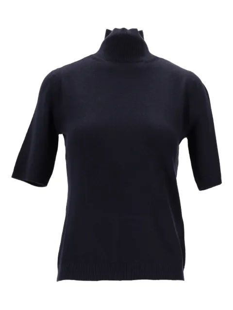 'S Max Mara short-sleeve turtleneck top