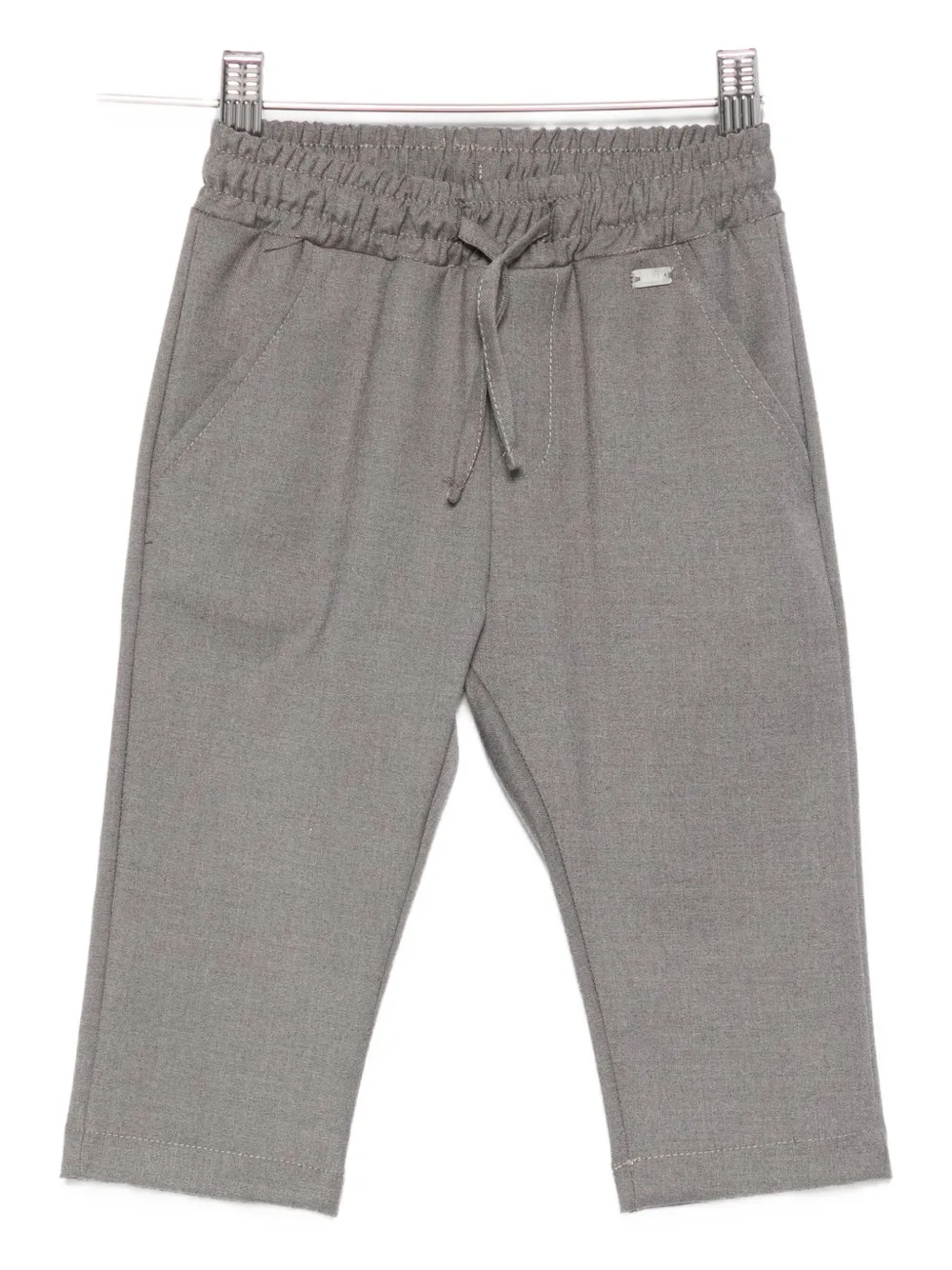 Le Bebé Enfant Elasticated-waistband Trousers In Gray