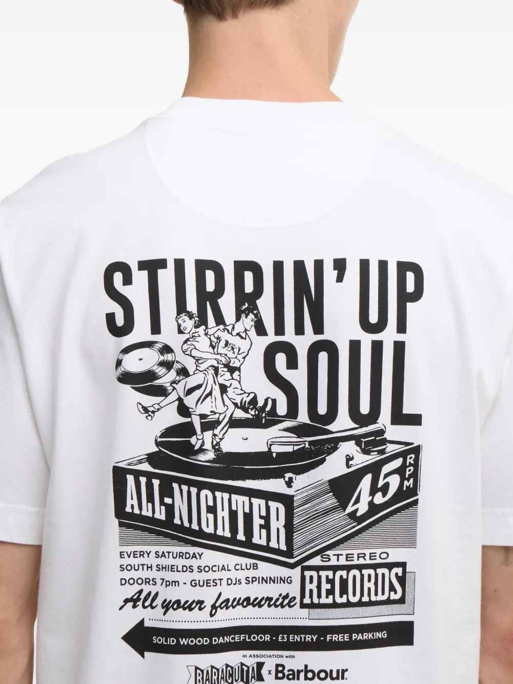 Barbour Logo-print T-shirt In White