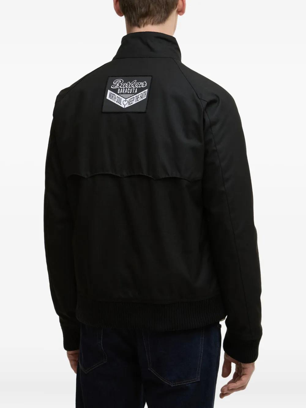 Barbour Appliqué Zip-up Jacket In Multi