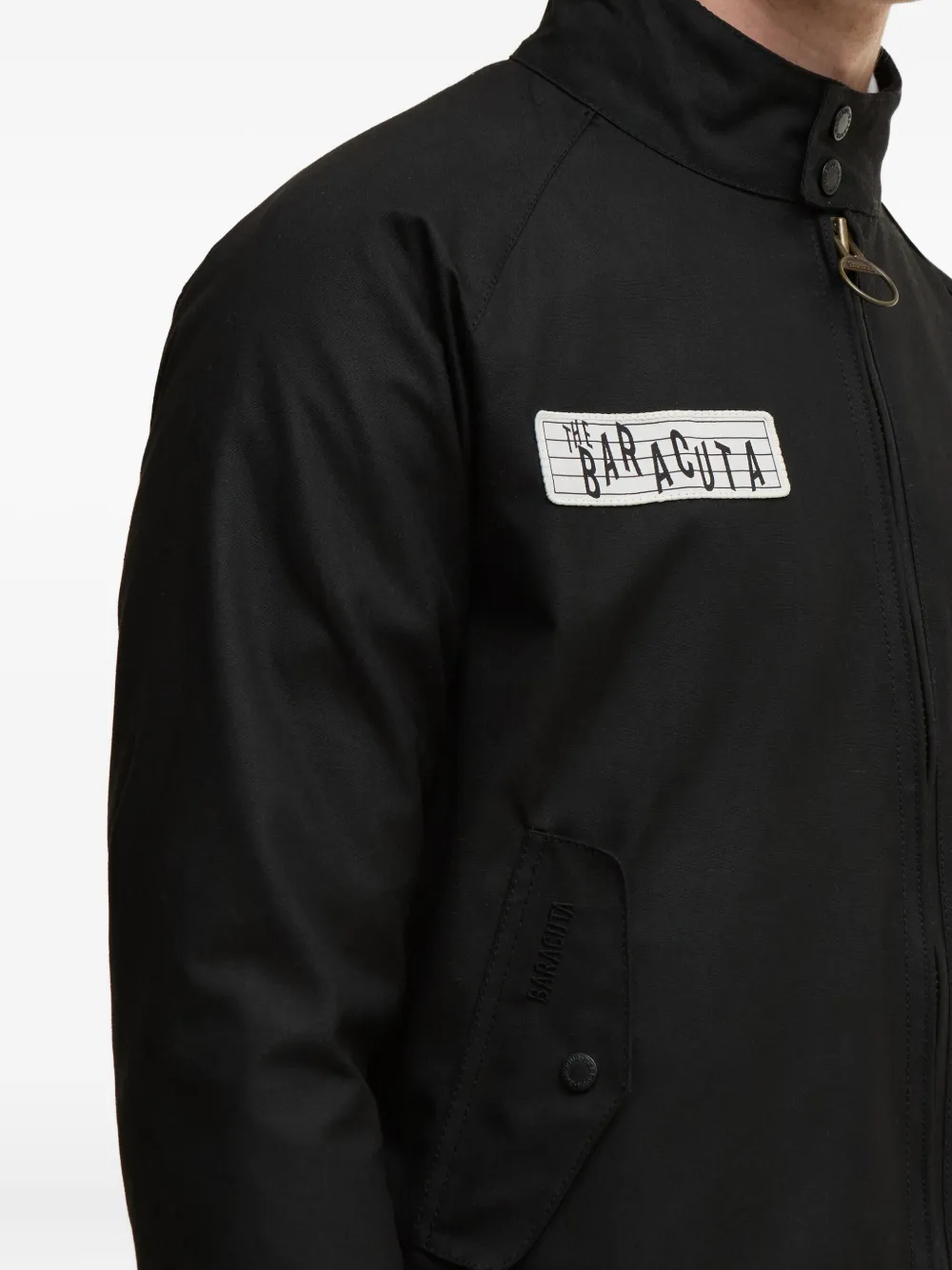 Barbour Appliqué Zip-up Jacket In Multi