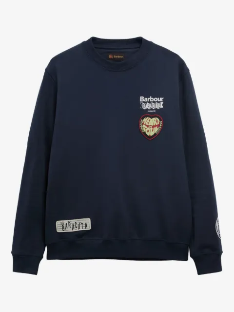 Barbour appliqué-detail sweatshirt