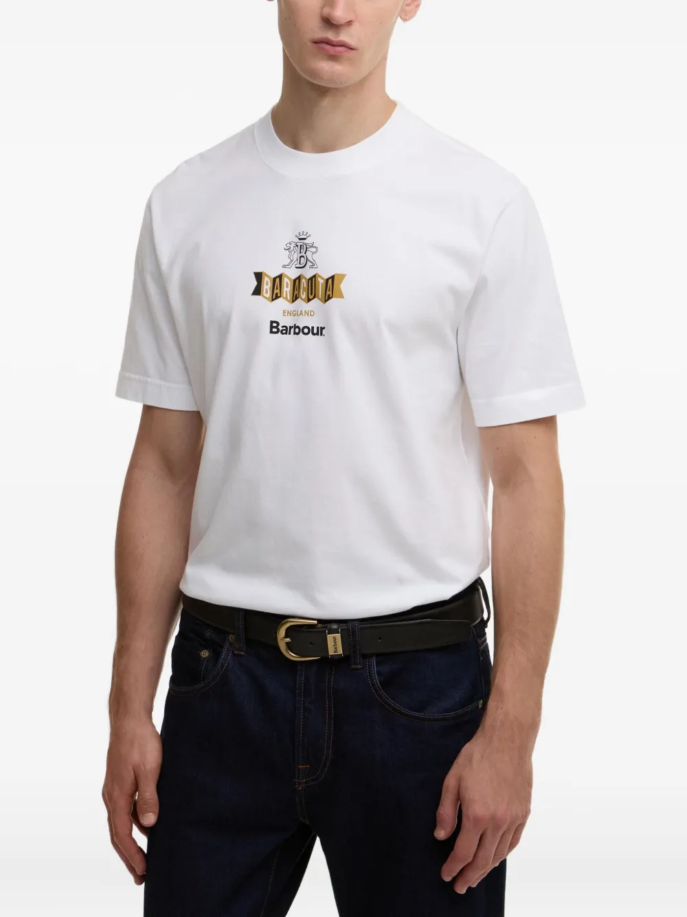 Barbour Graphic T-shirt In White