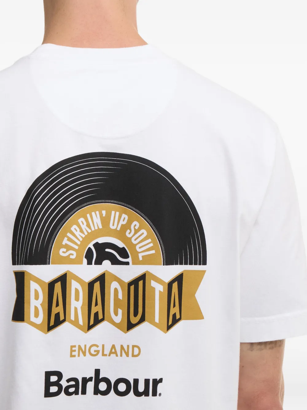 Barbour Graphic T-shirt In White