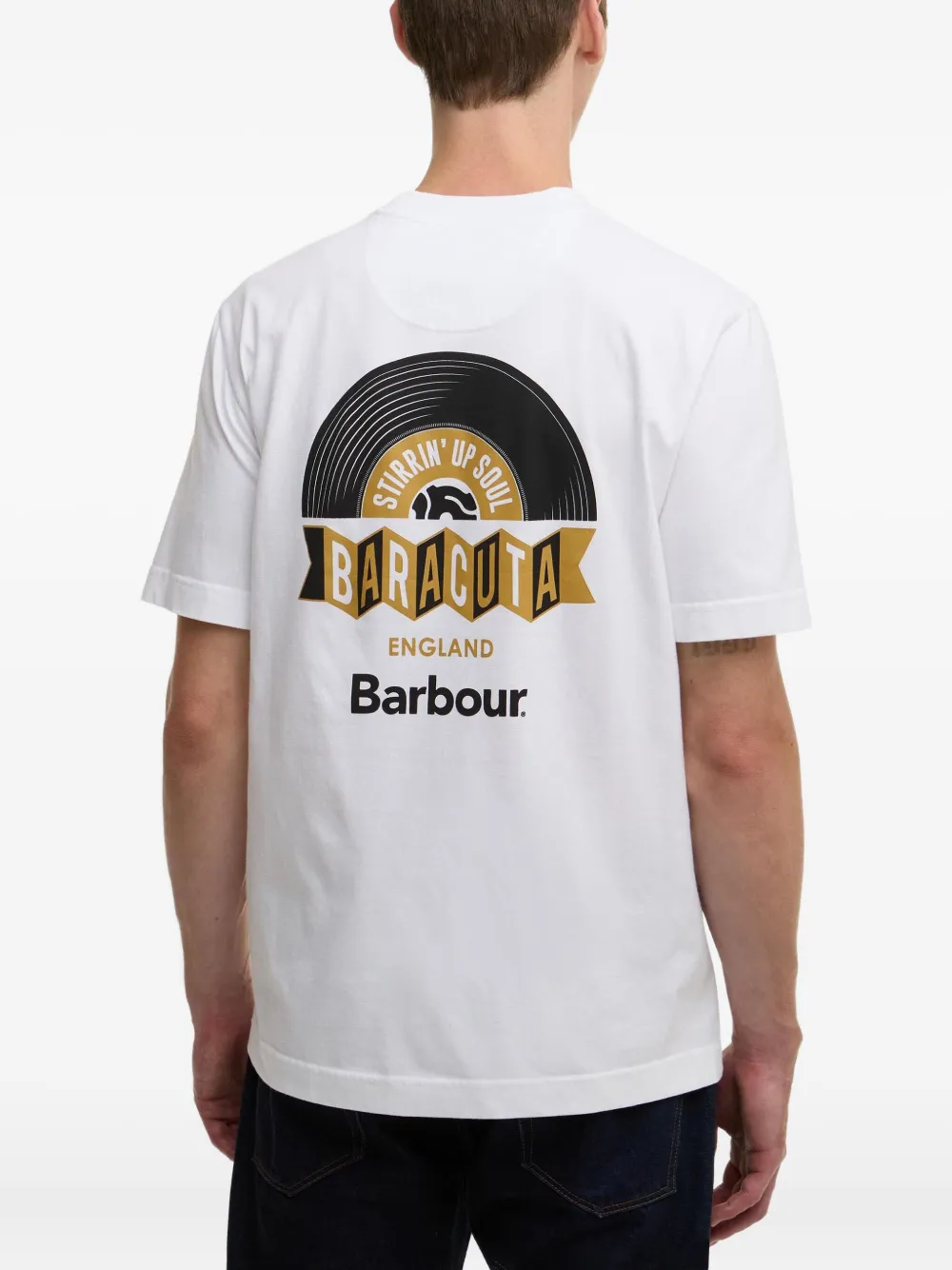 Barbour Graphic T-shirt In White