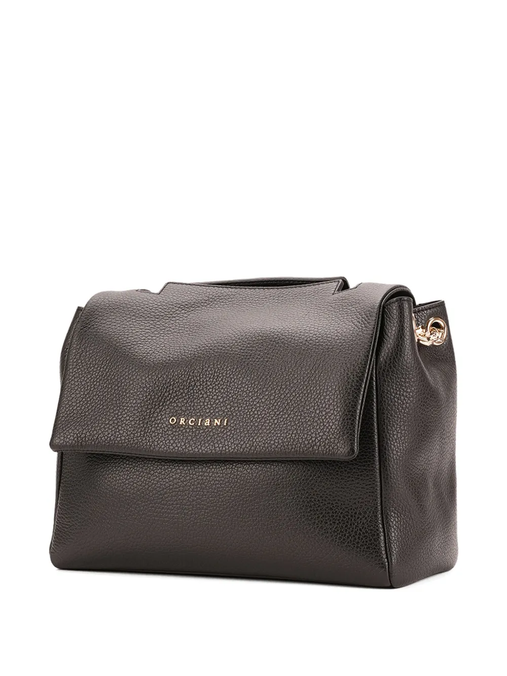 Orciani Shopper met kettingband Zwart