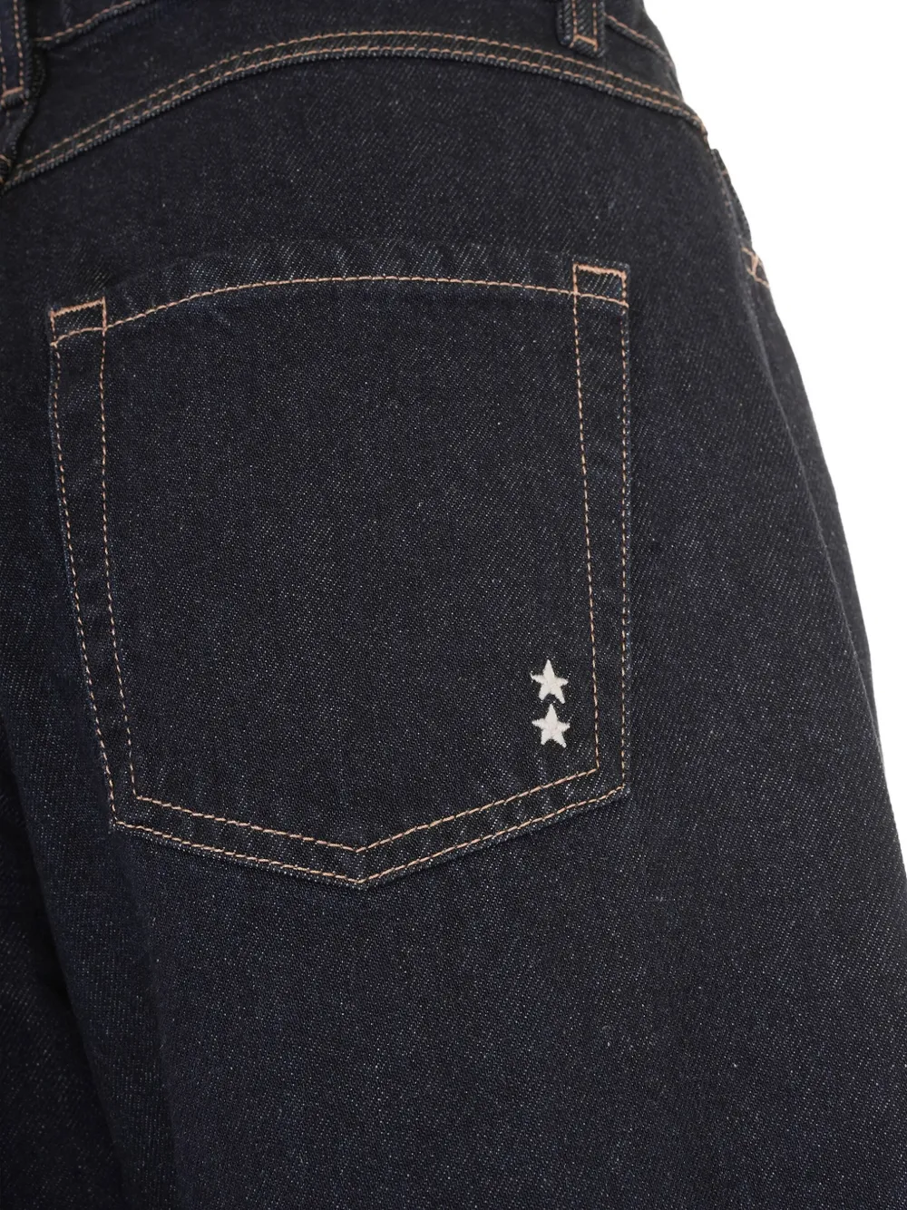 Icon Denim Debby Star-motif Jeans In Black