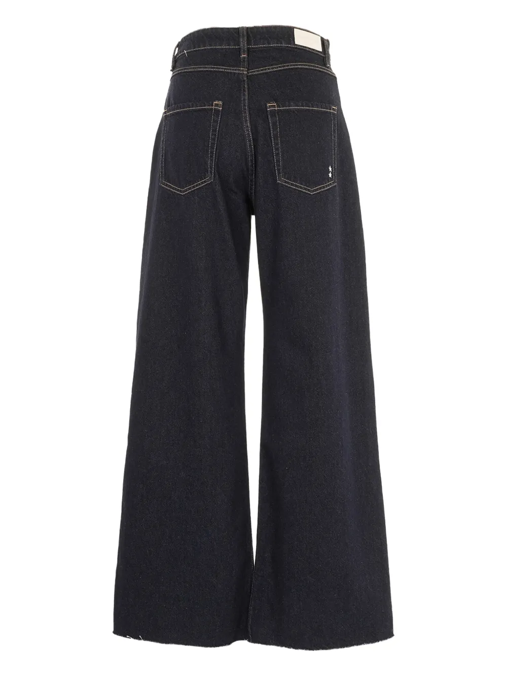Icon Denim Debby Star-motif Jeans In Black
