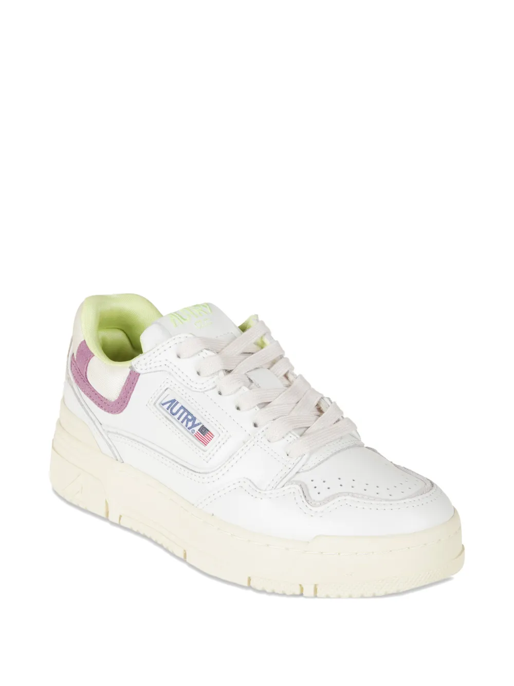 Autry Geperforeerde sneakers Wit