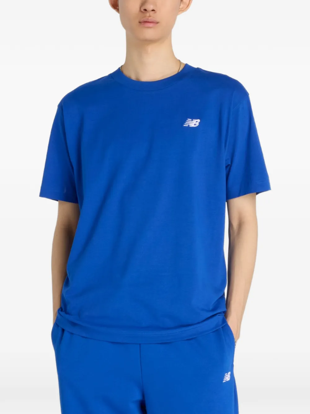 New Balance T-shirt con logo - Blu
