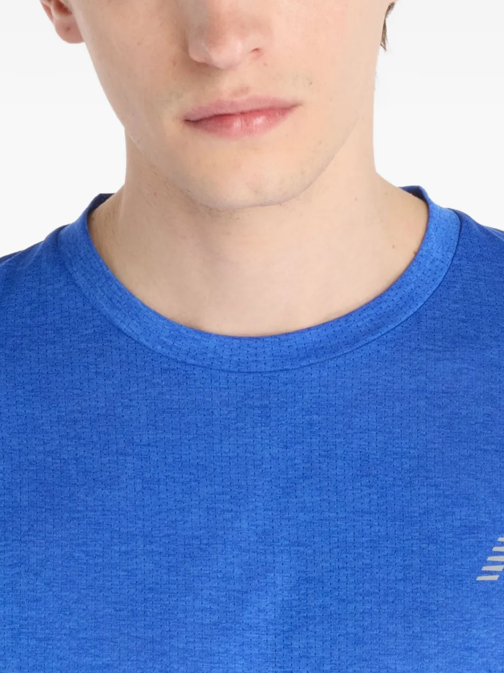 New Balance T-shirt met logoprint Blauw