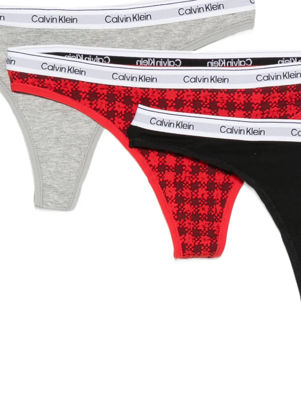 Calvin Klein Logo Waistband Brief Set In Multi
