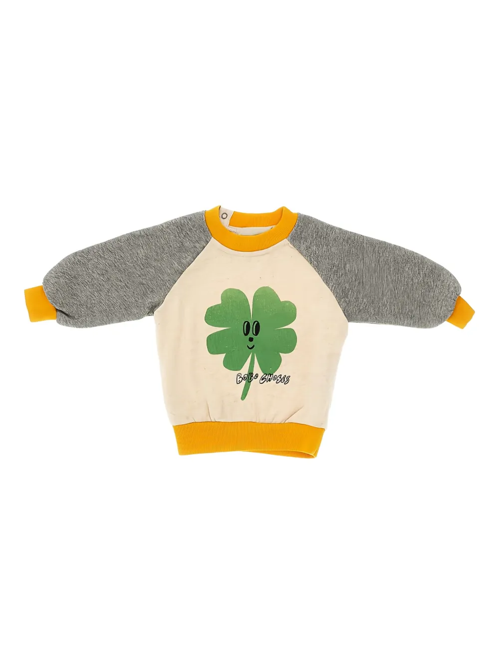 Bobo Choses clover-print sweatshirt | Neutrals | Image 1