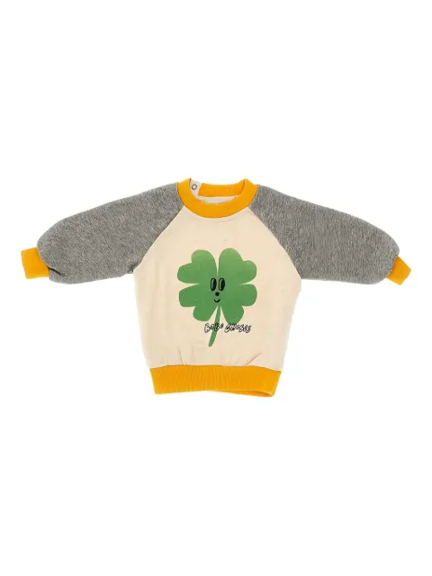Bobo Choses sudadera con tréboles estampados