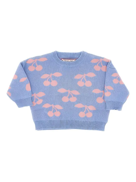 Konges Sløjd Lapis cherry-print sweater