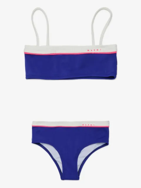 Marni Kids bikini con detalle del logo