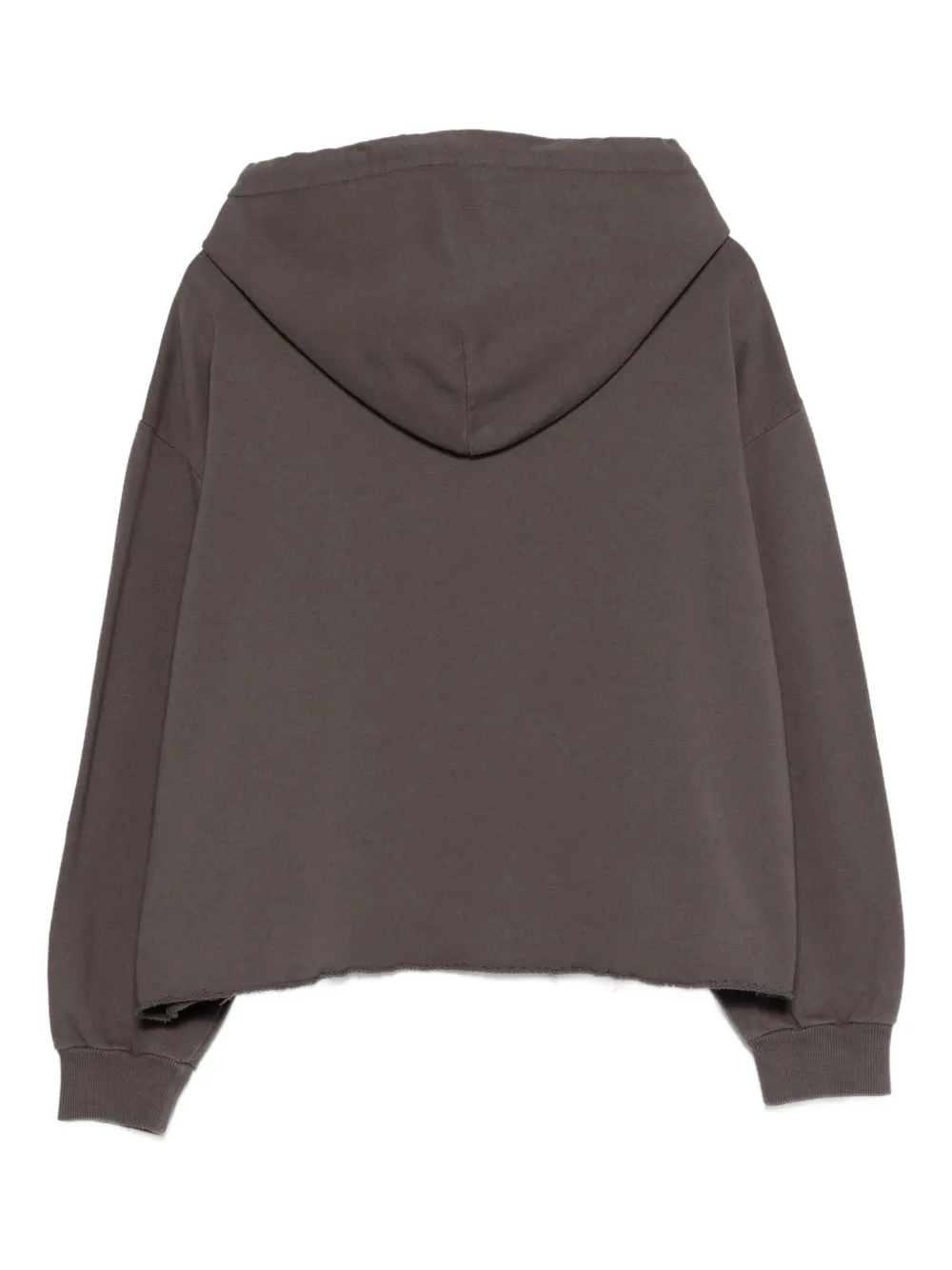 MM6 Maison Margiela distressed hooded top - Grijs