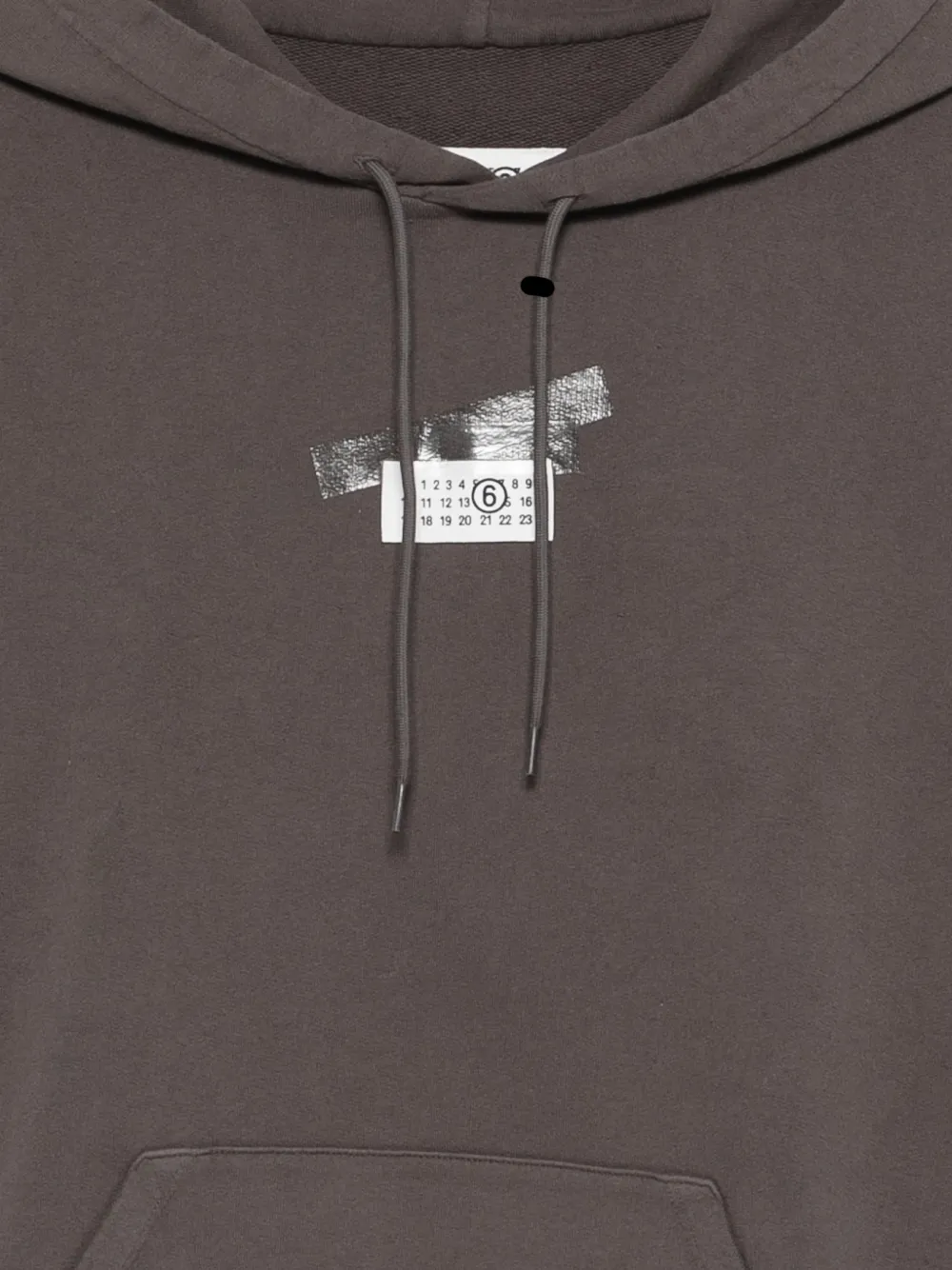  Mm6 Maison Margiela Distressed Hooded Top - Grey 