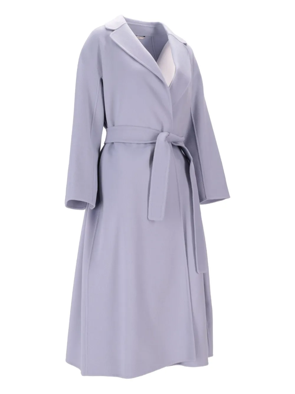 'S Max Mara Esturia jas met ceintuur Paars