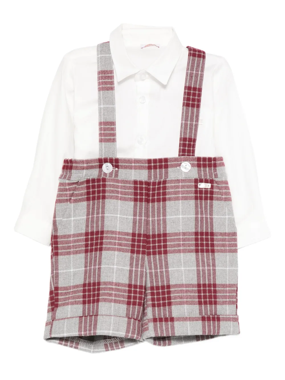 Le Bebé Enfant set de camisa y shorts | blanco | Image 1