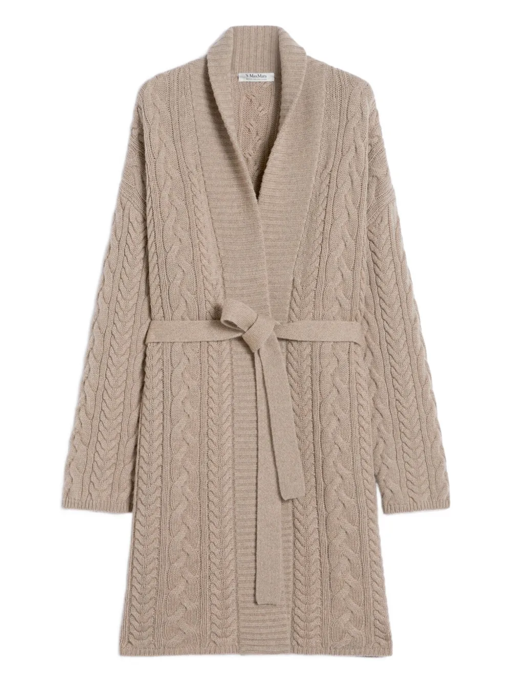 'S Max Mara ケーブルニット カーディガン - ニュートラル 'S Max Mara ケーブルニット カーディガン - ニュートラル