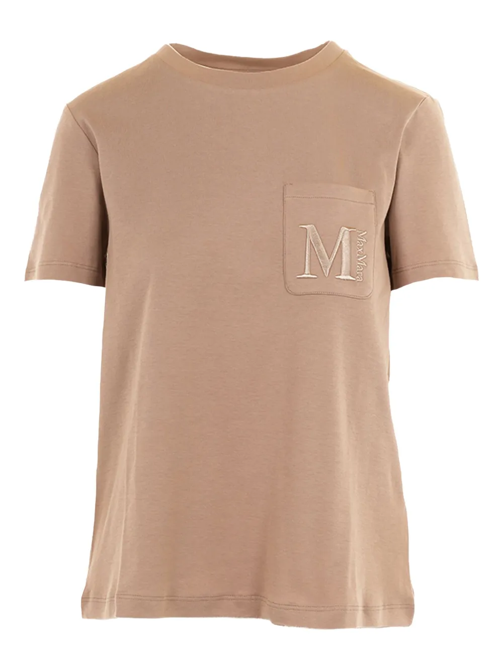 'S Max Mara playera bordada con bolsillo en el pecho | neutro | Image 1