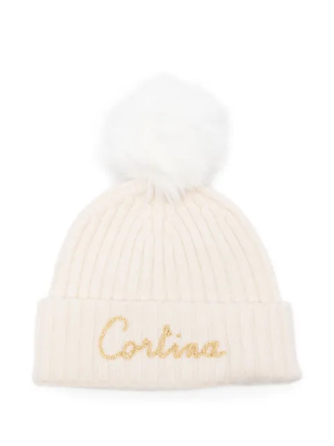 MC2 Saint Barth gorro con pompón bordado