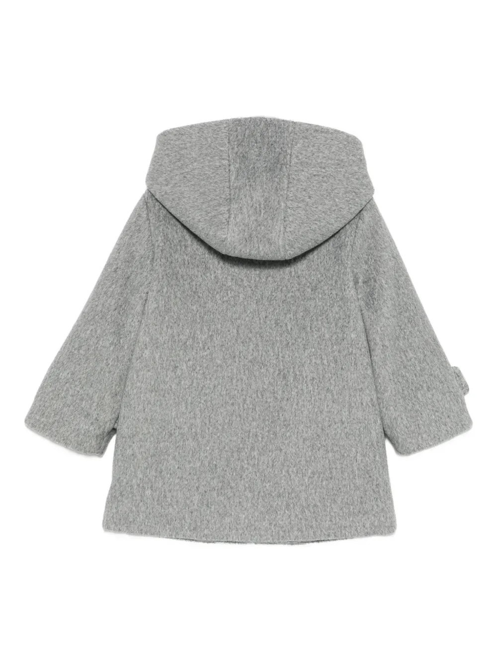 Le Bebé Enfant hooded button coat - Grijs