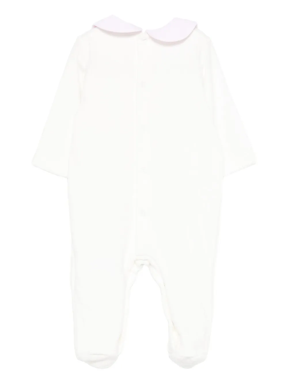 Le Bebé Enfant teddy-bear embroidered pajamas - Wit