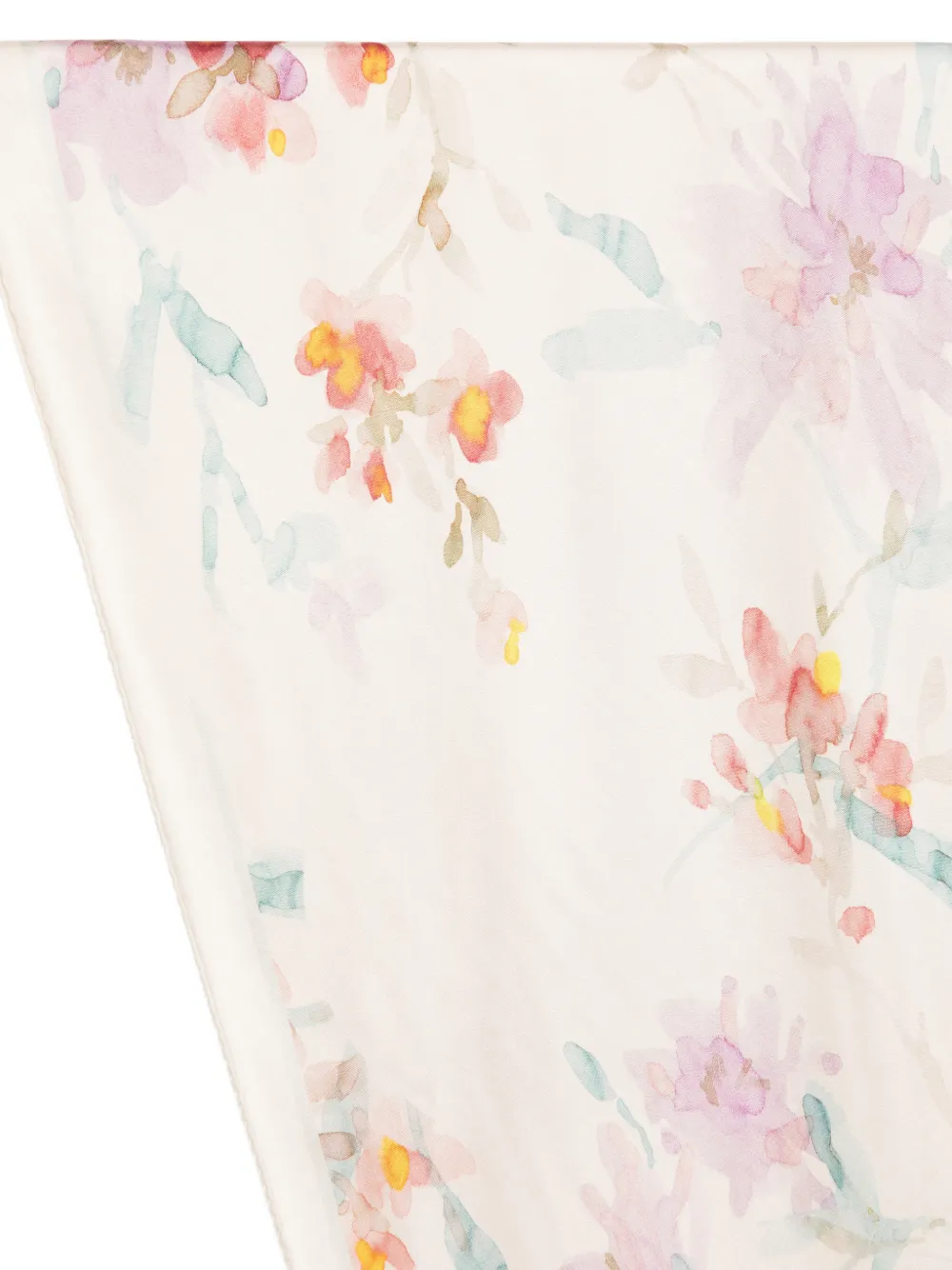  Herno Floral-print Scarf - Neutrals 