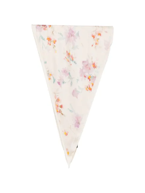 Herno floral-print scarf