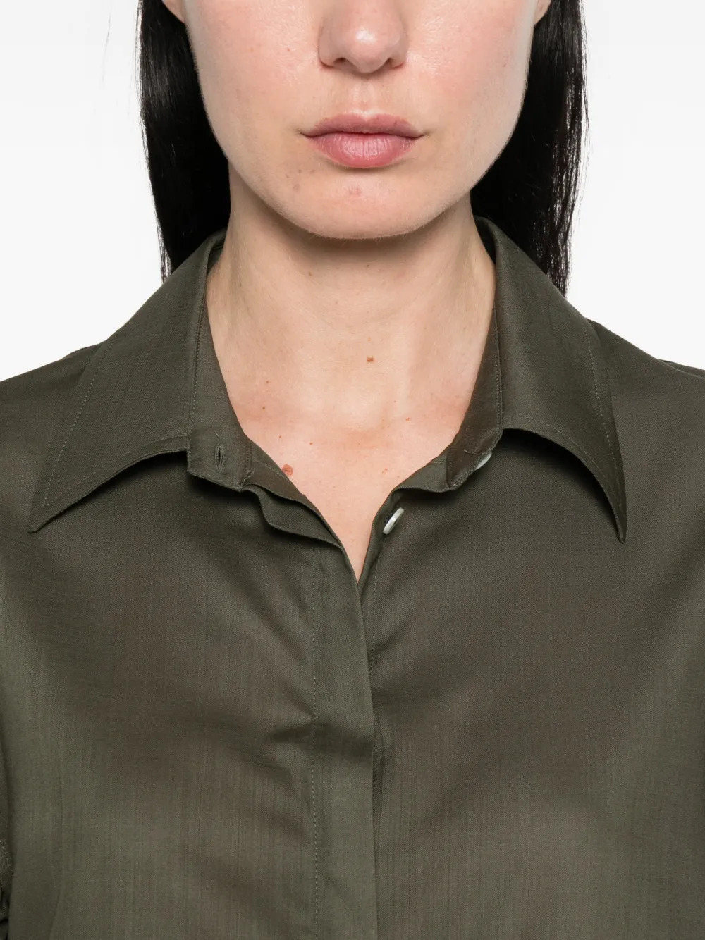 Herno Blouse met korte mouwen Groen