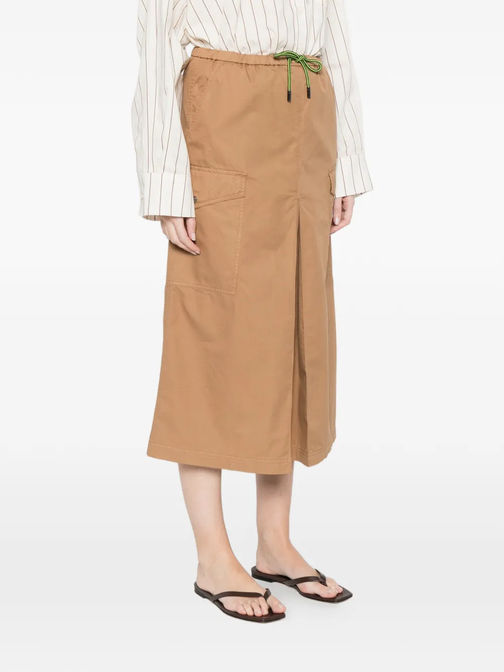  Herno Cargo Drawstring Skirt - Neutrals 