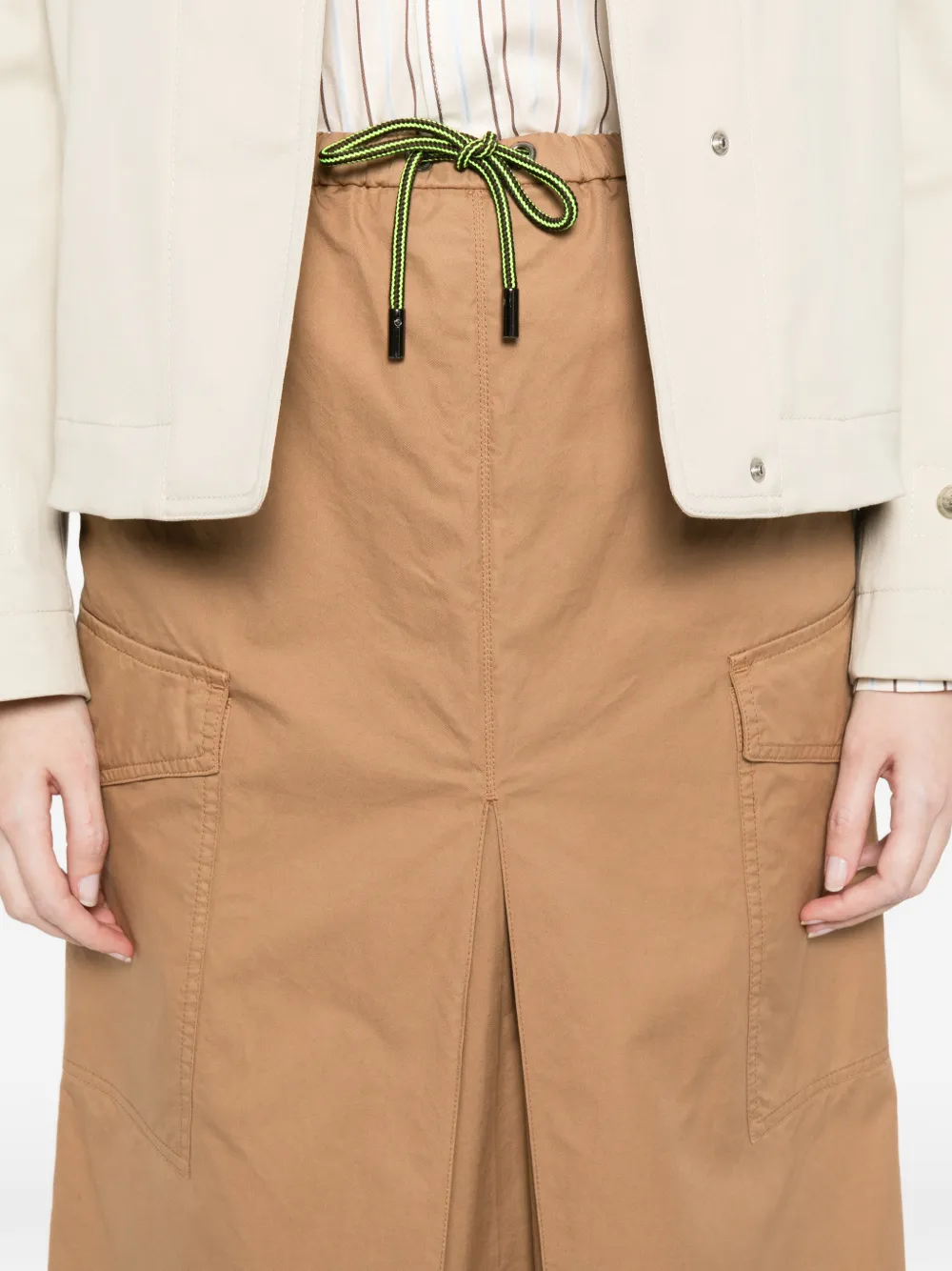 Herno Cargo rok met strik Beige