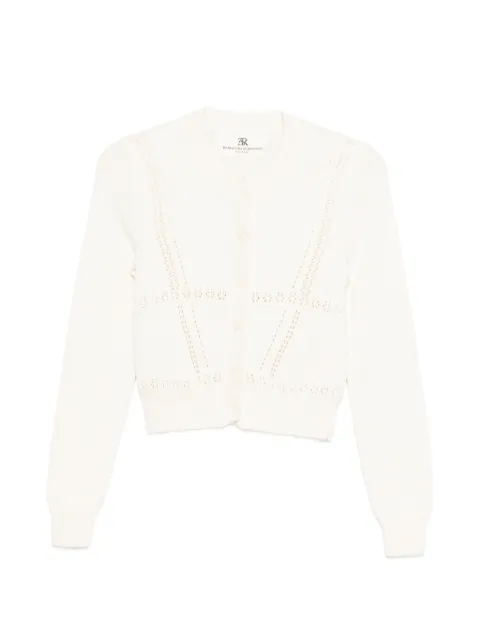 Ermanno Scervino — open-stitch layered cardigan