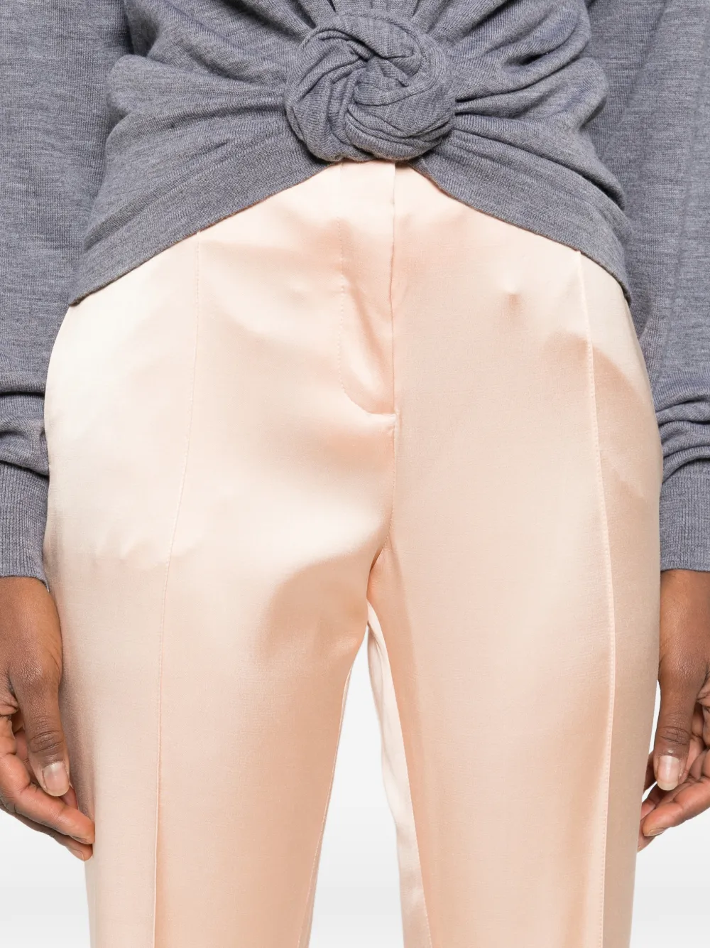 Ermanno Scervino Cropped flared broek Oranje