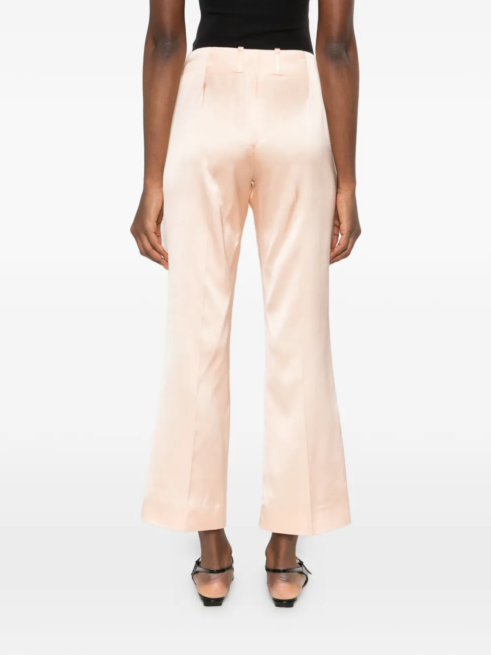 Ermanno Scervino Cropped flared broek Oranje