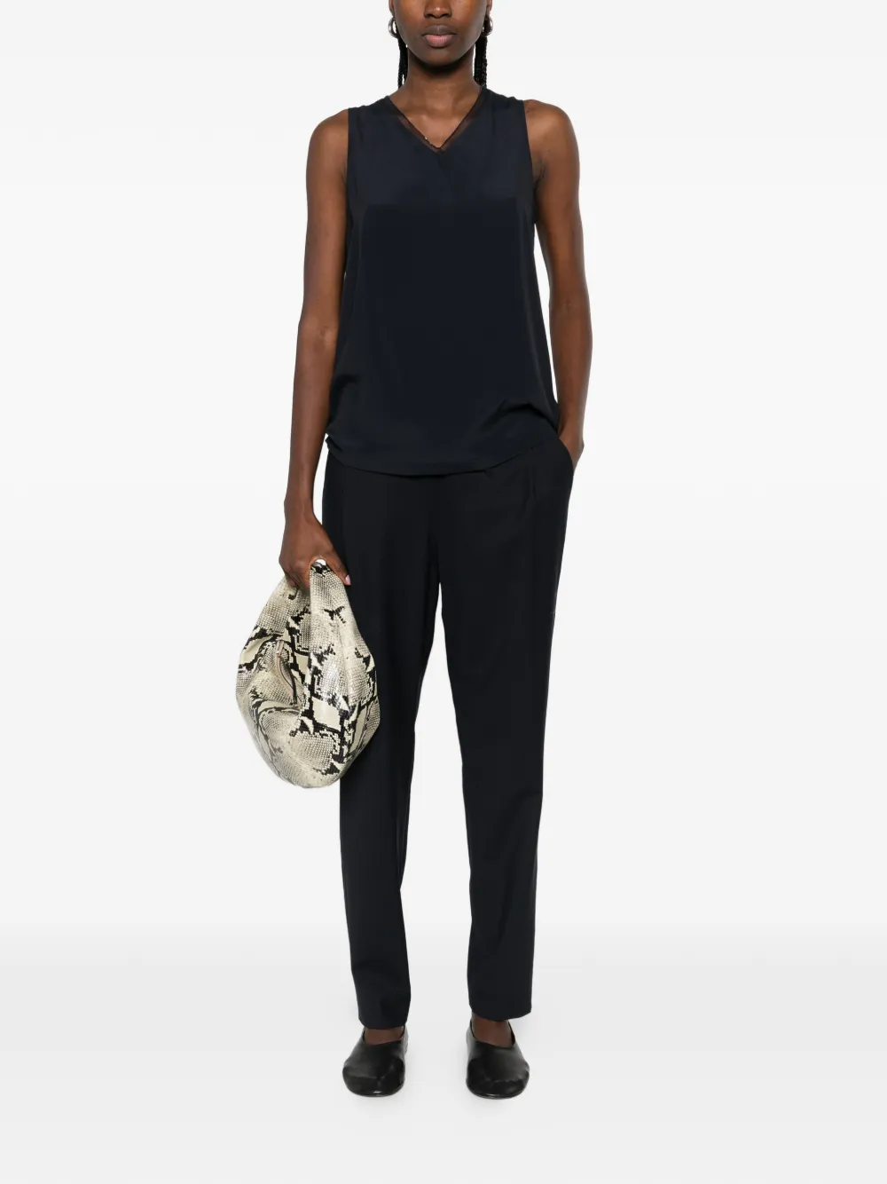 Fabiana Filippi Broek met trekkoord Blauw