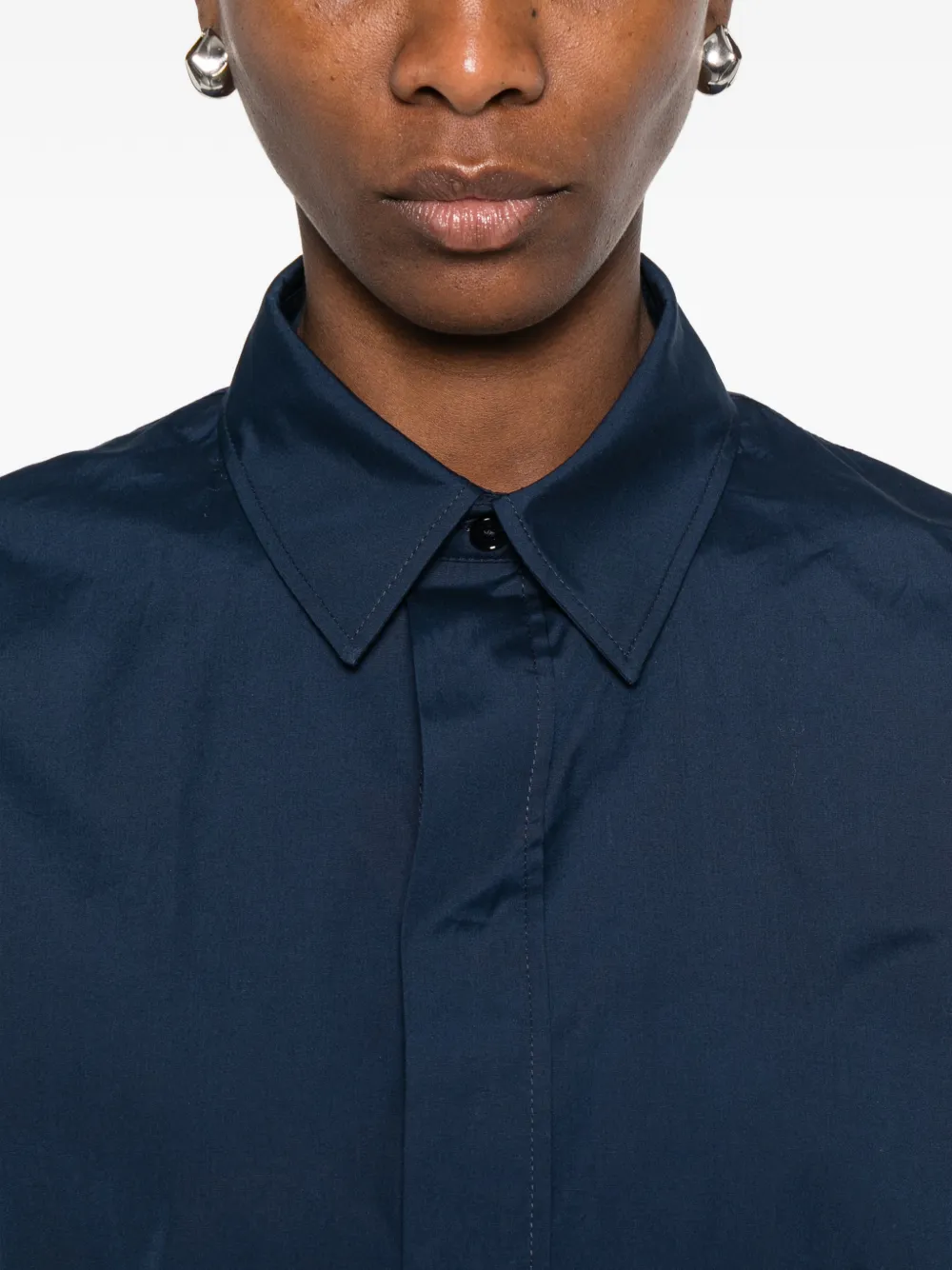 Kenzo Blouse met kraag Blauw
