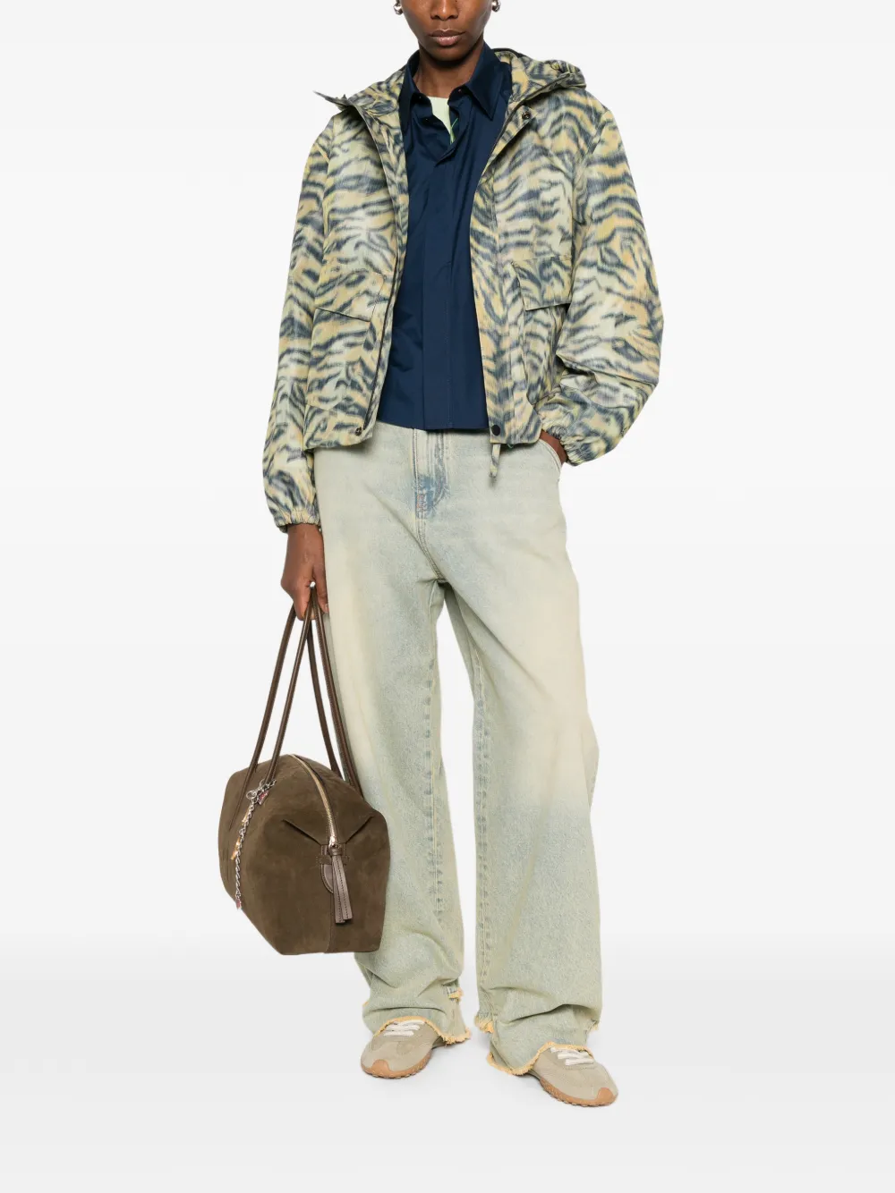 Kenzo Blouse met kraag Blauw
