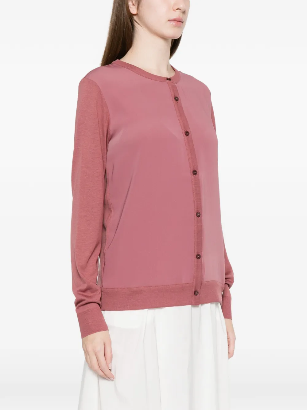  Herno Buttoned Cardigan - Pink 