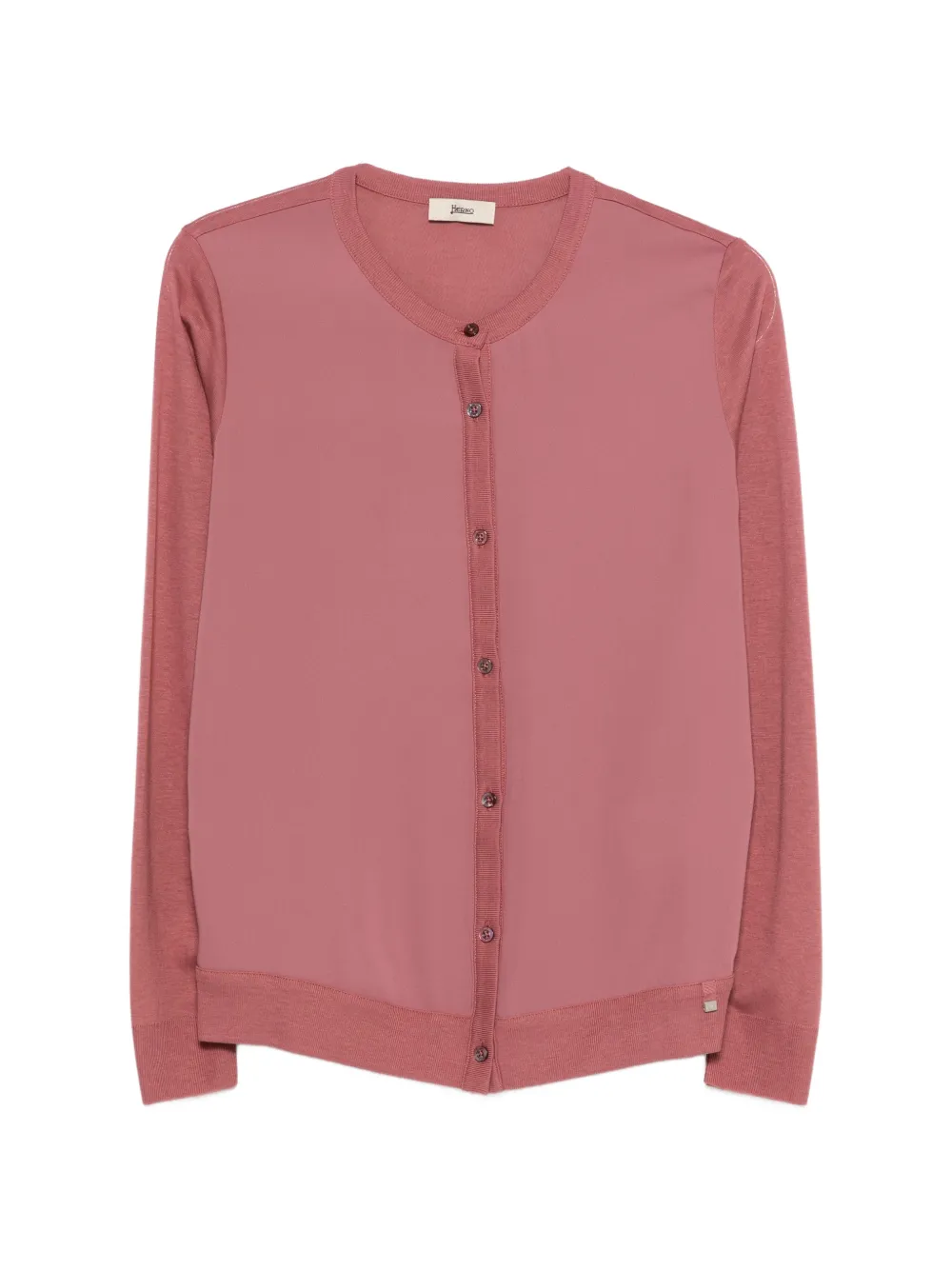 Herno buttoned cardigan - Rosa