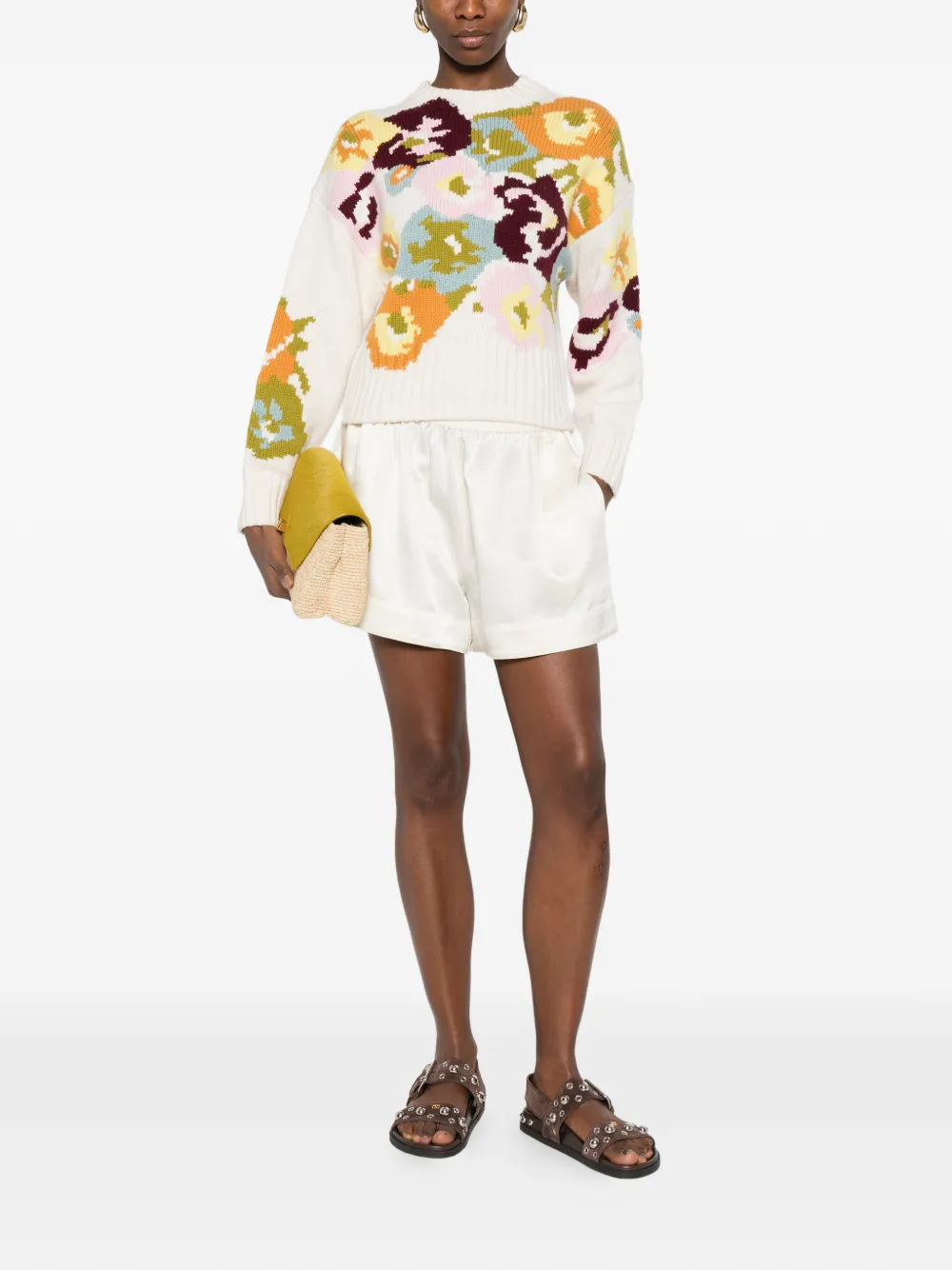  Zimmermann Floral Jersey - White 