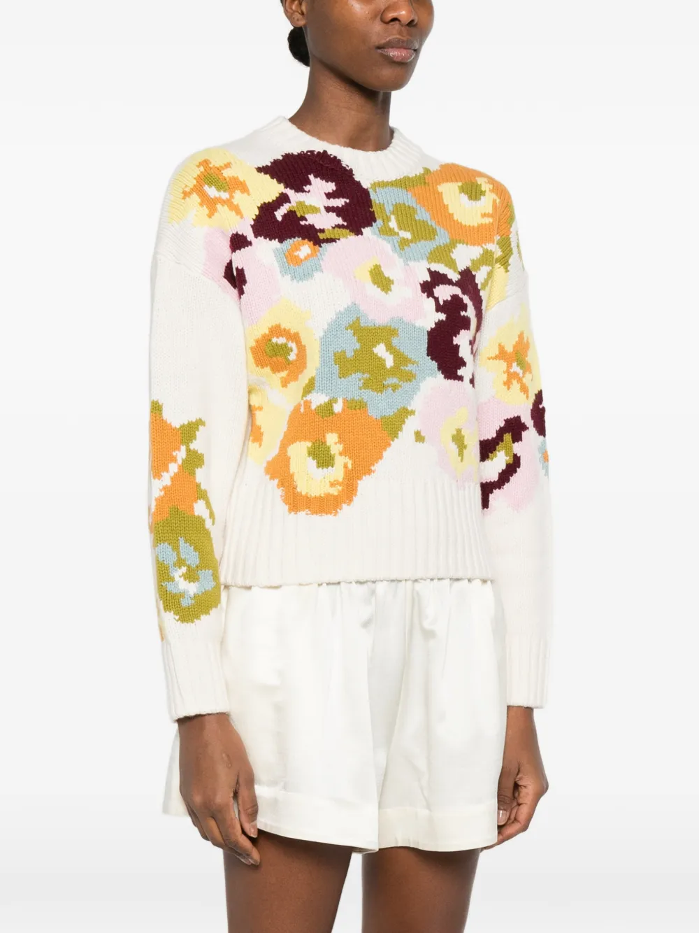  Zimmermann Floral Jersey - White 
